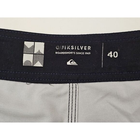 Quicksilver Boardshorts DryFlight Trunks Swim Men’s 40 Hawaiian Stripe - Picture 16 of 16